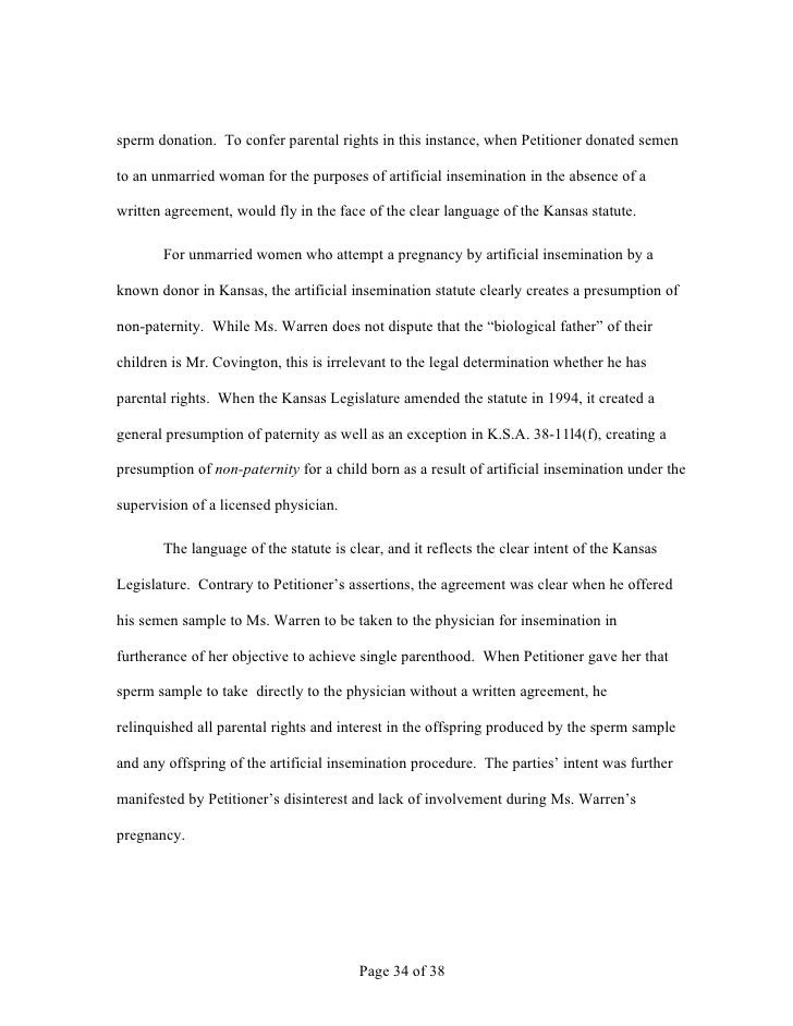Sperm donor paternal rights Extreme bdsm fisting